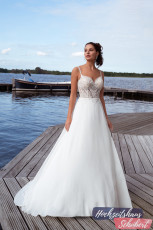 Brautmode Berlin & Brandenburg - günstige Brautkleider 28 Brautkleider-Berlin-Hochzeitshaus-Schubert-Amelie-40013-A