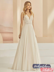 Brautmode Berlin & Brandenburg - günstige Brautkleider 914 Brautkleider-Berlin-Hochzeitshaus-Schubert-Bianco-Evento-Bianco-Evento-bridal-dress-VIVIENNE-champagne-1